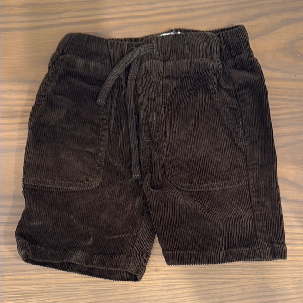 Jamie Kay Brown Corduroy Toddler Boy Shorts